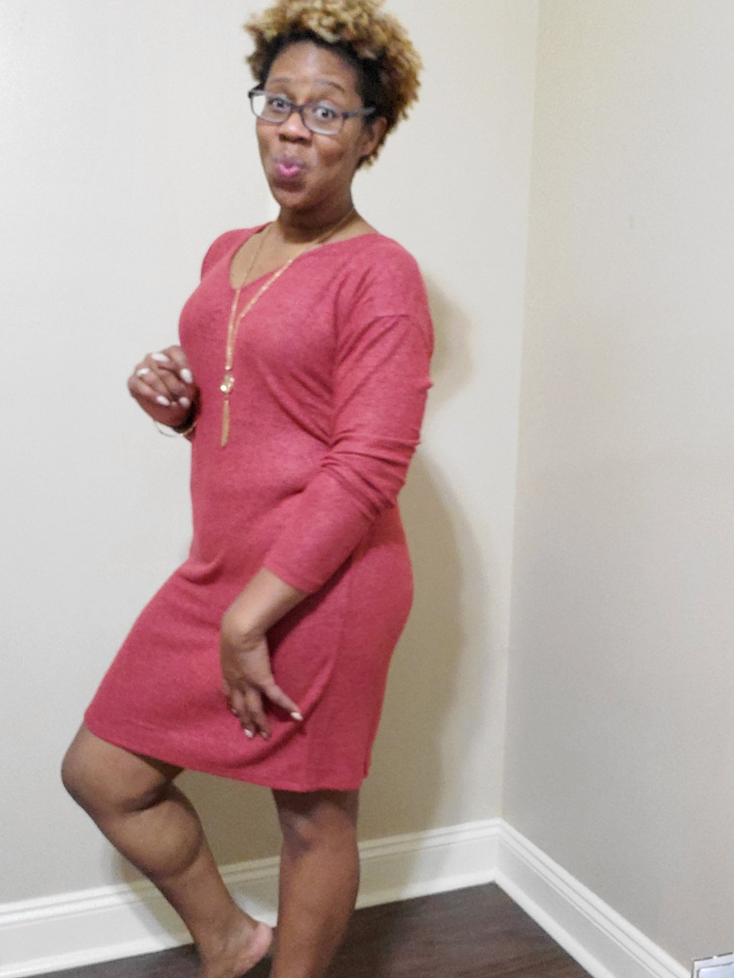 My New Sweater Dress